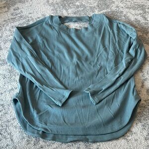 Athleta Teal Long Sleeve Top
